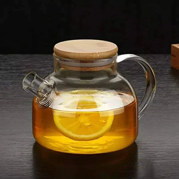 1.2L plain Heat Resistant Tea Pot