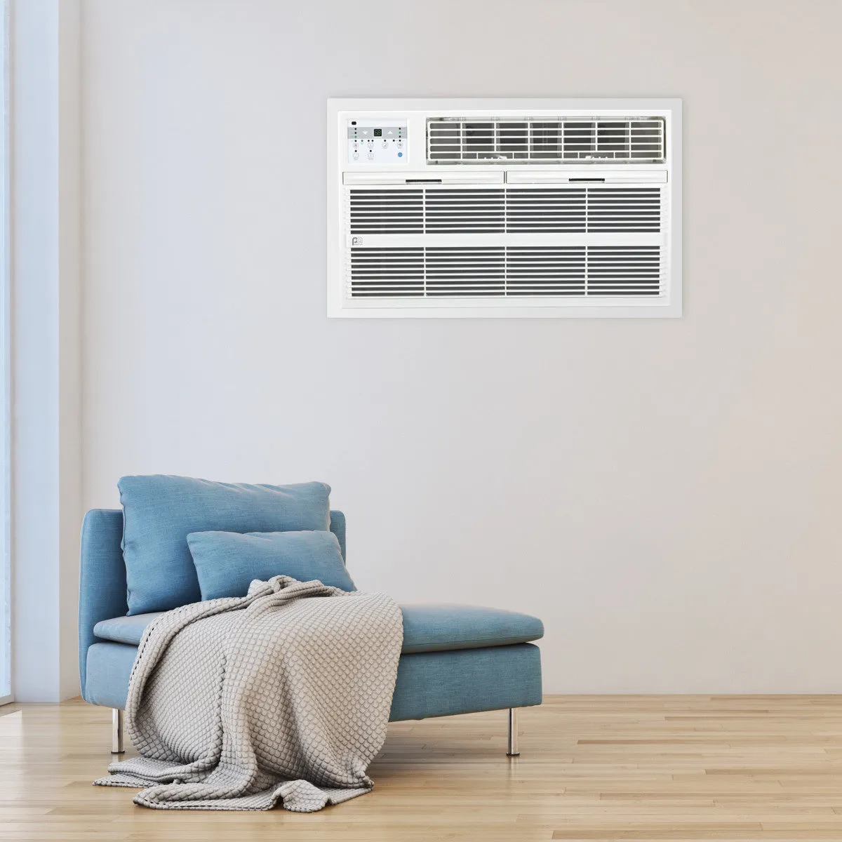 14,000 BTU 230V Through-the-Wall Air Conditioner with Remote Control for Spaces up to 700 Sq. Ft.