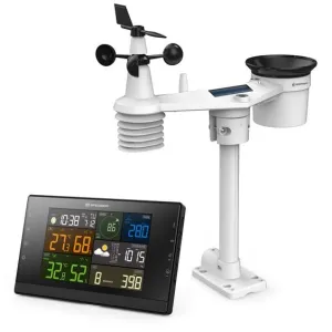 20-In-1 Wi-Fi Weather Station with Digital Display for Temperature, Humidity, Wind Speed Direction, Rainfall