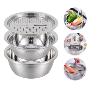 2601 3 in 1 Kitchen Multipurpose Julienne Grater Salad Maker