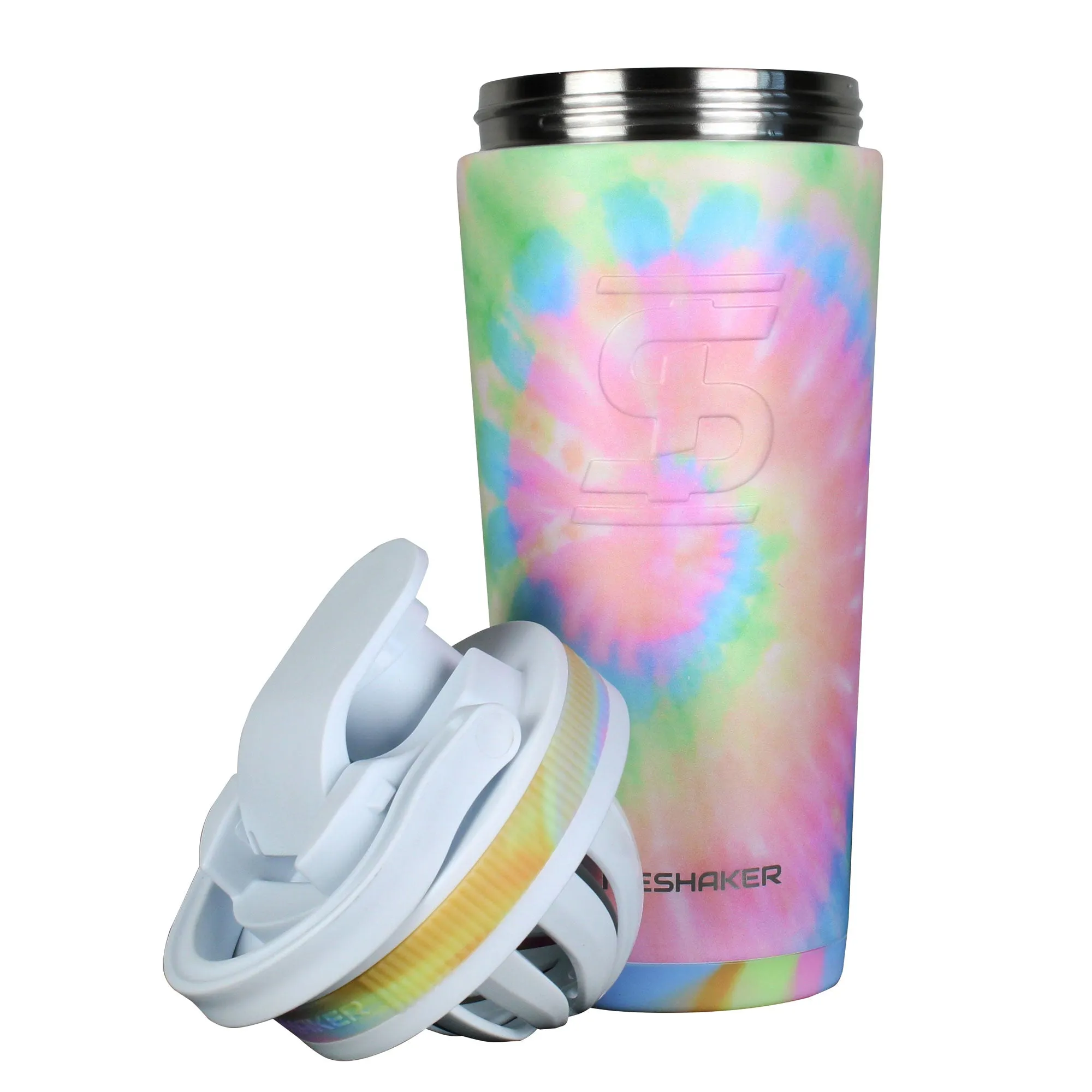 26oz Ice Shaker - Cotton Candy Tie Dye