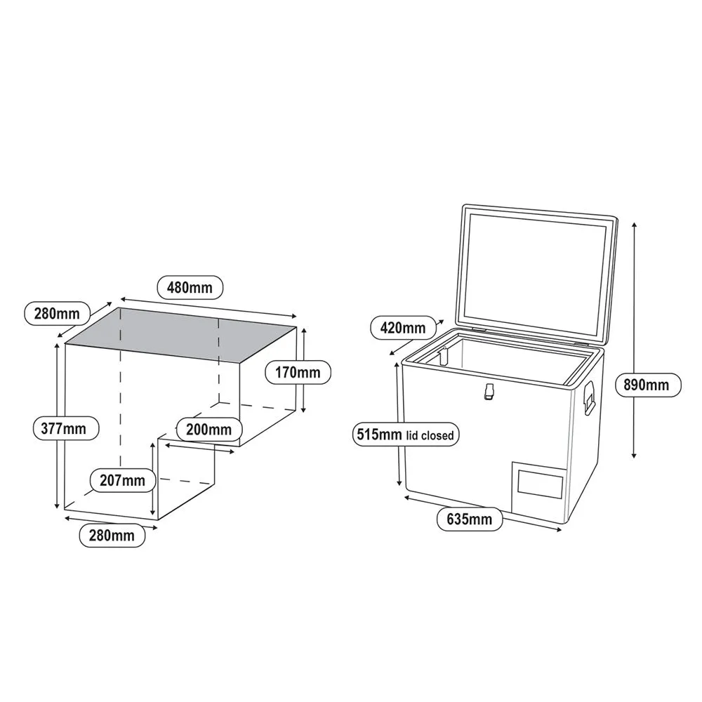 40L Legacy Smart QC Fridge/Freezer