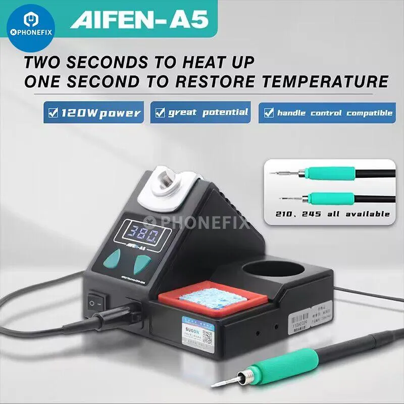 AIFEN A5 BGA Soldering Rework Station With C210 C245 C115 Handle