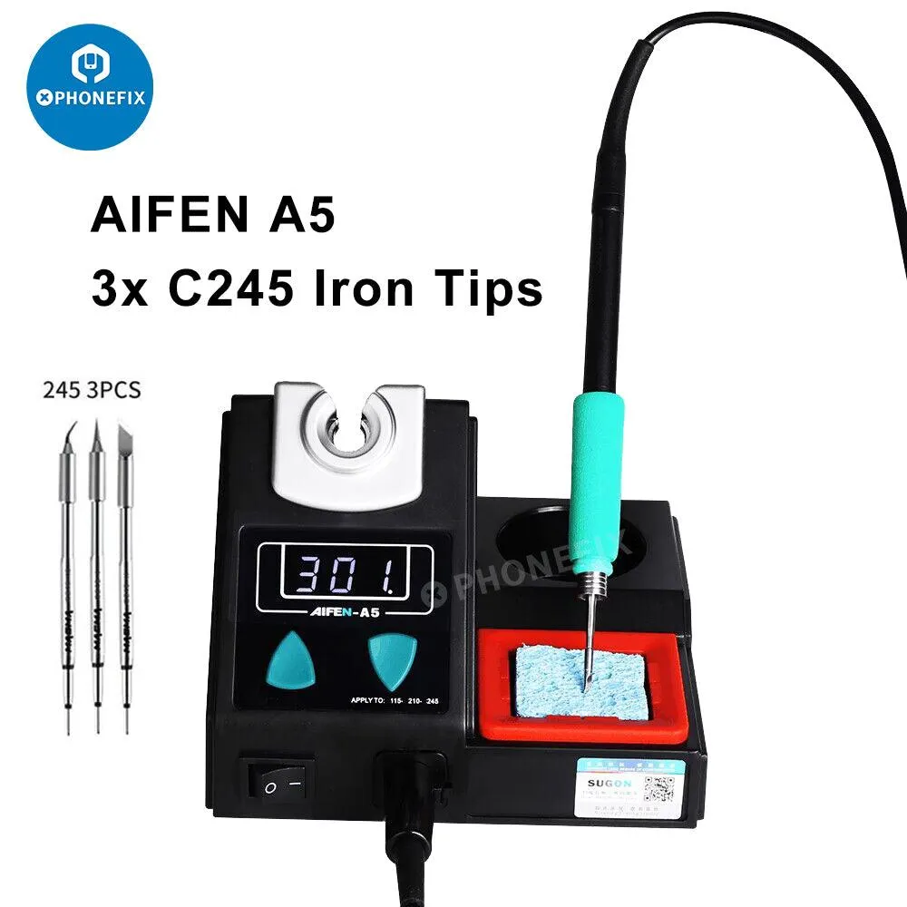 AIFEN A5 BGA Soldering Rework Station With C210 C245 C115 Handle