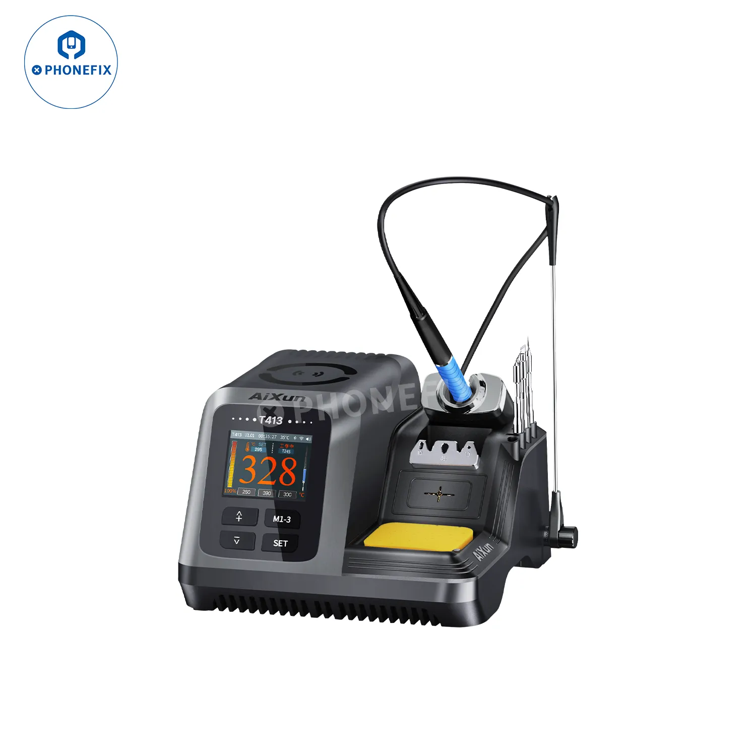 AIXUN T413 Integrated Soldering Station With T245/T225 Handle