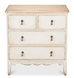 Antique White Swedish Commode