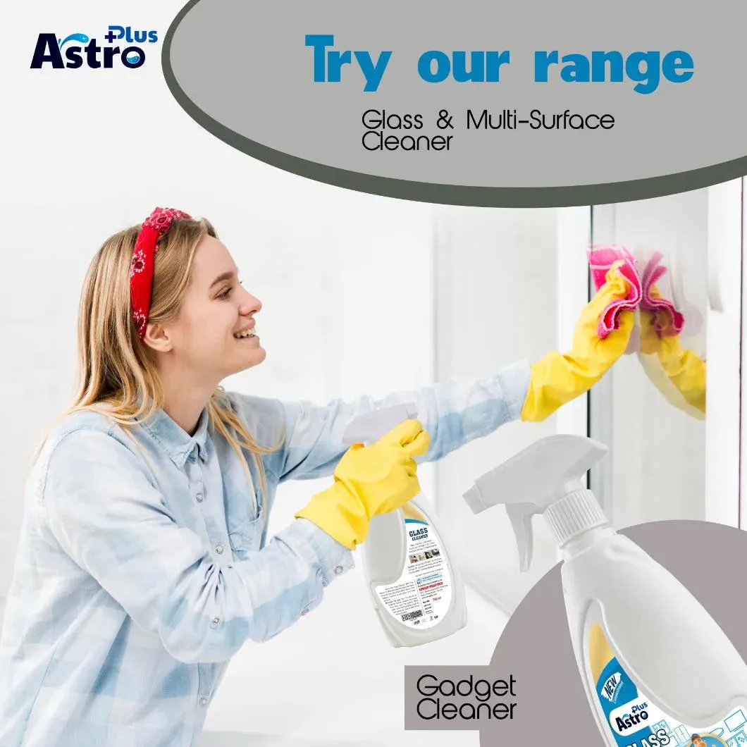 Astro Plus Glass Cleaner Glass And Household Cleaner Surface Cleaning Spray Bottle 500ml