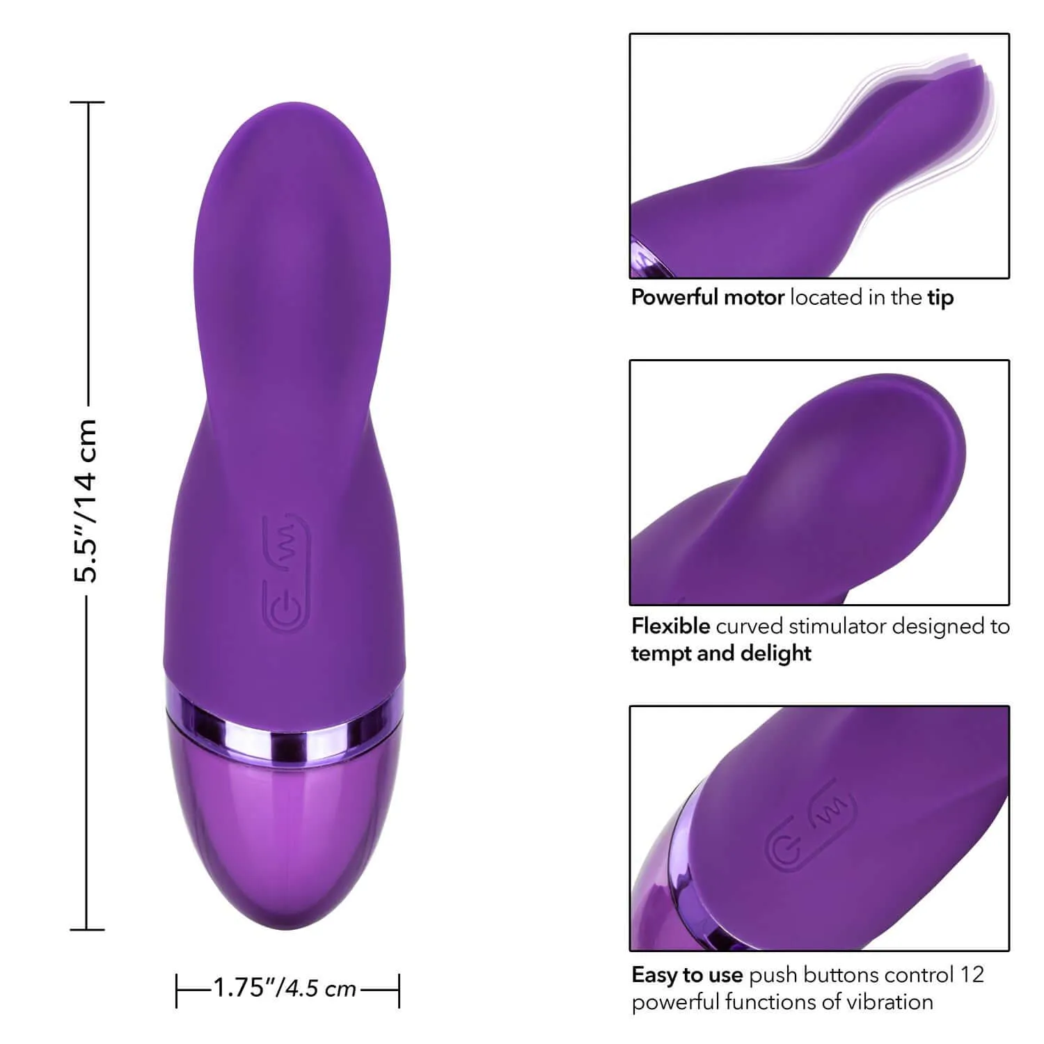 Aura Teaser Mini Massager Purple Vibrator