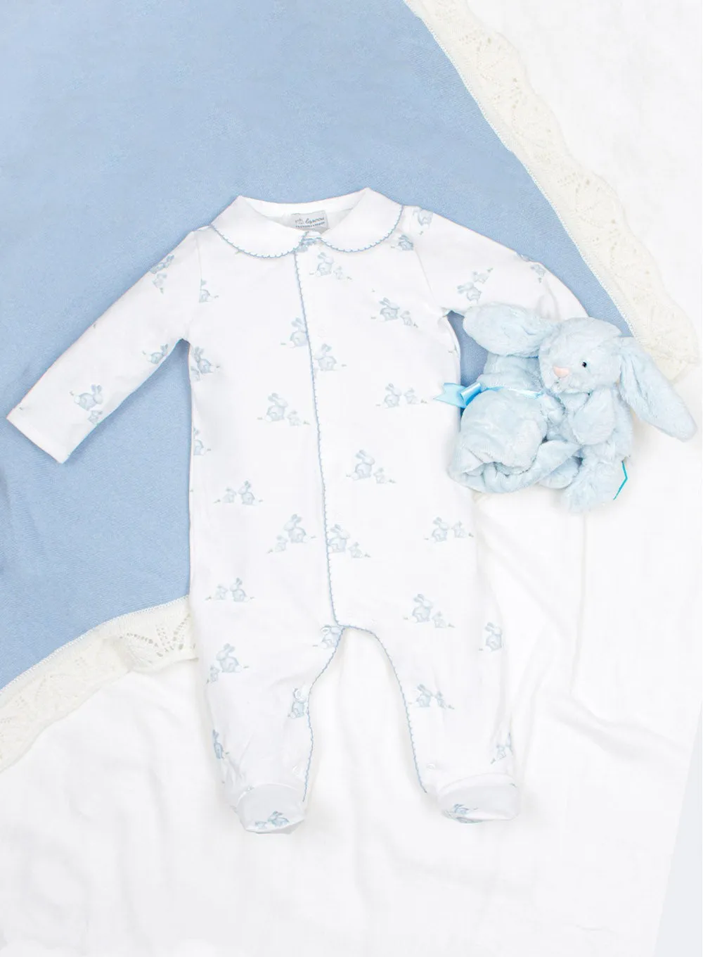 Baby Bunny All-in-One in Pale Blue