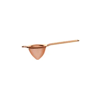 Barfly Fine Mesh Strainer, Copper Plated