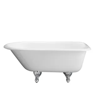 Beecher 60" Cast Iron Roll Top Tub