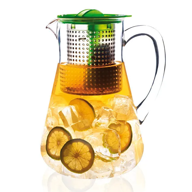 Brew-Stop Teapot for Loose Leaf Ice Tea 1.8L