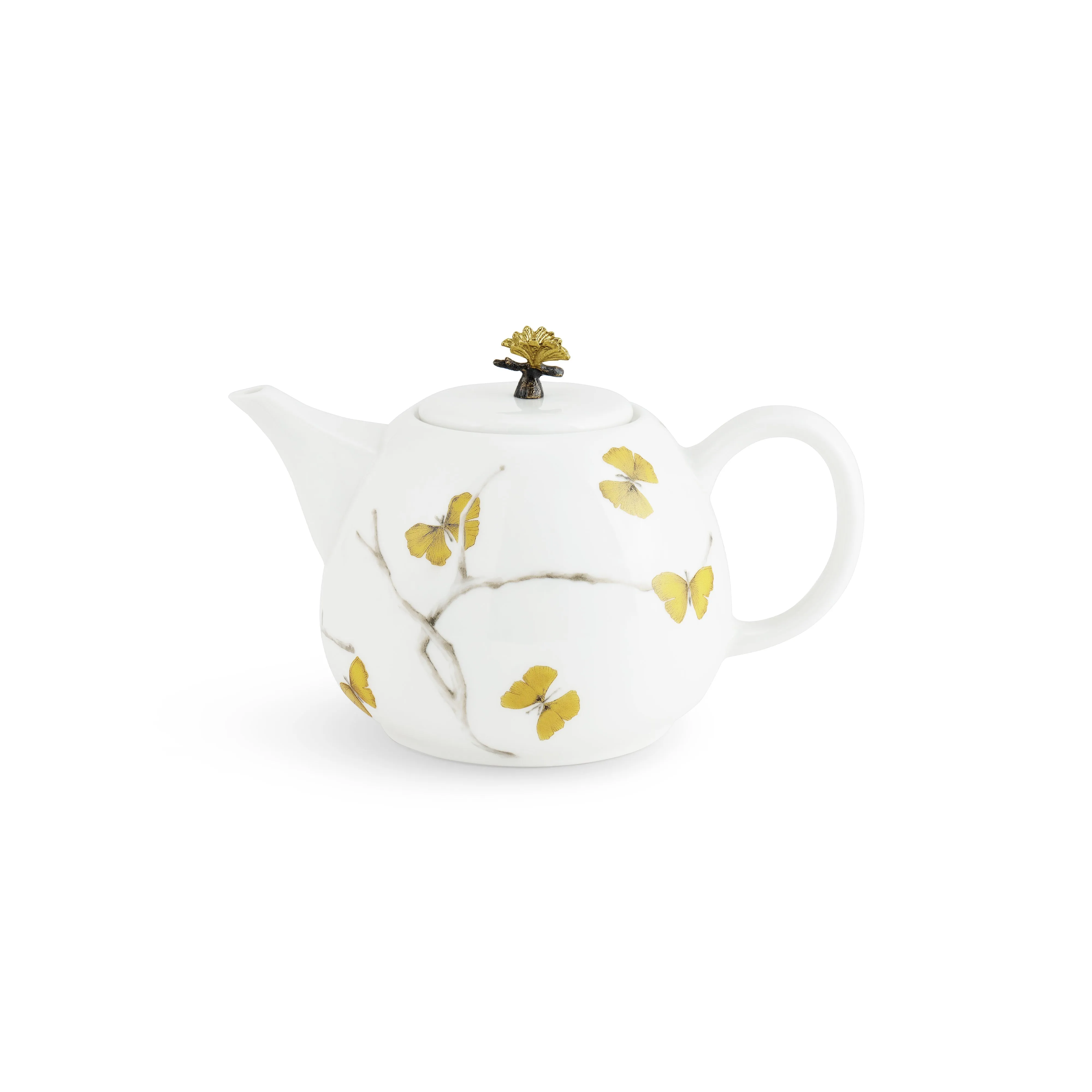 Butterfly Ginkgo Porcelain Tea Set