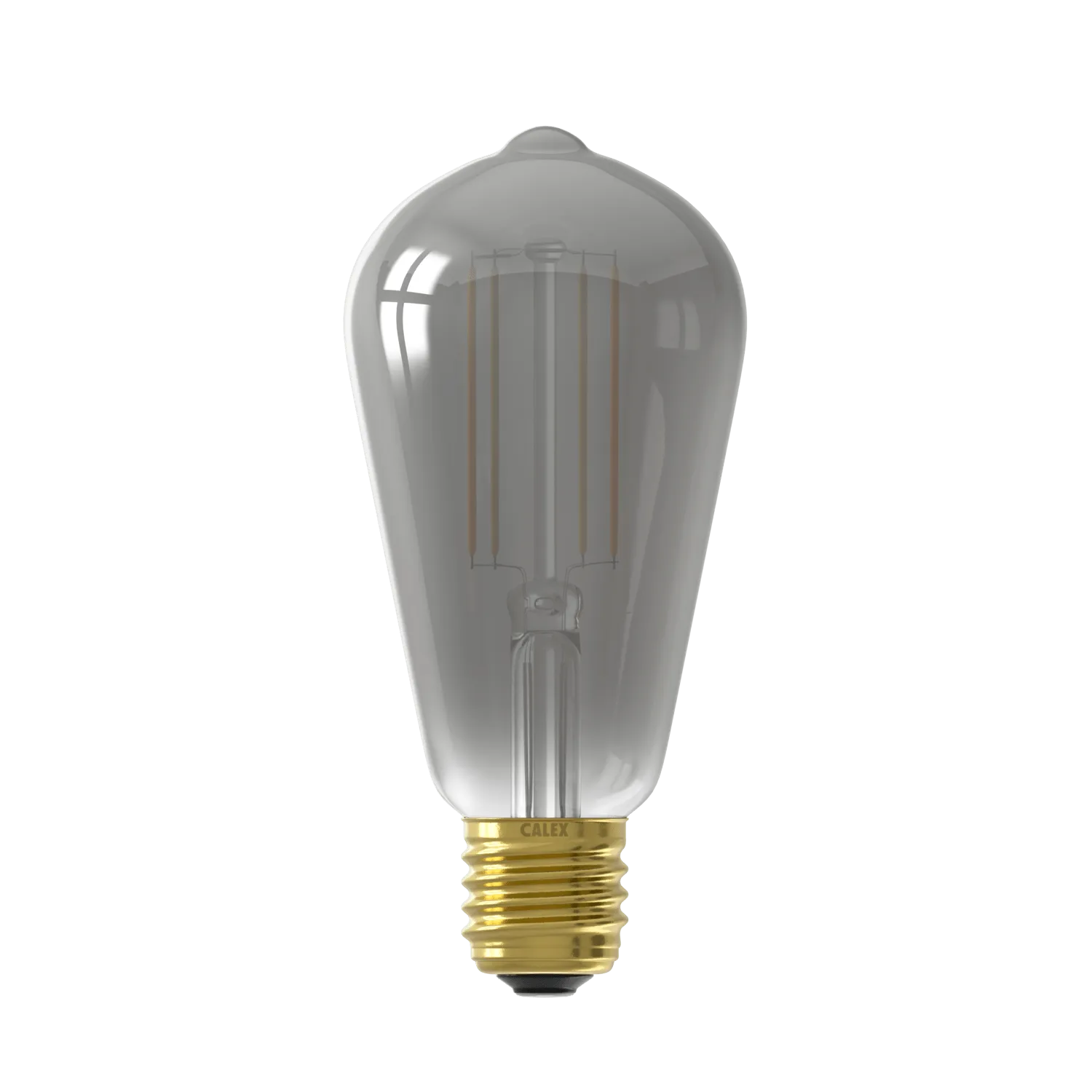 Calex Smart LED Bulb - E27 - Filament - ST64 - Titanium - Warm White Light-7W