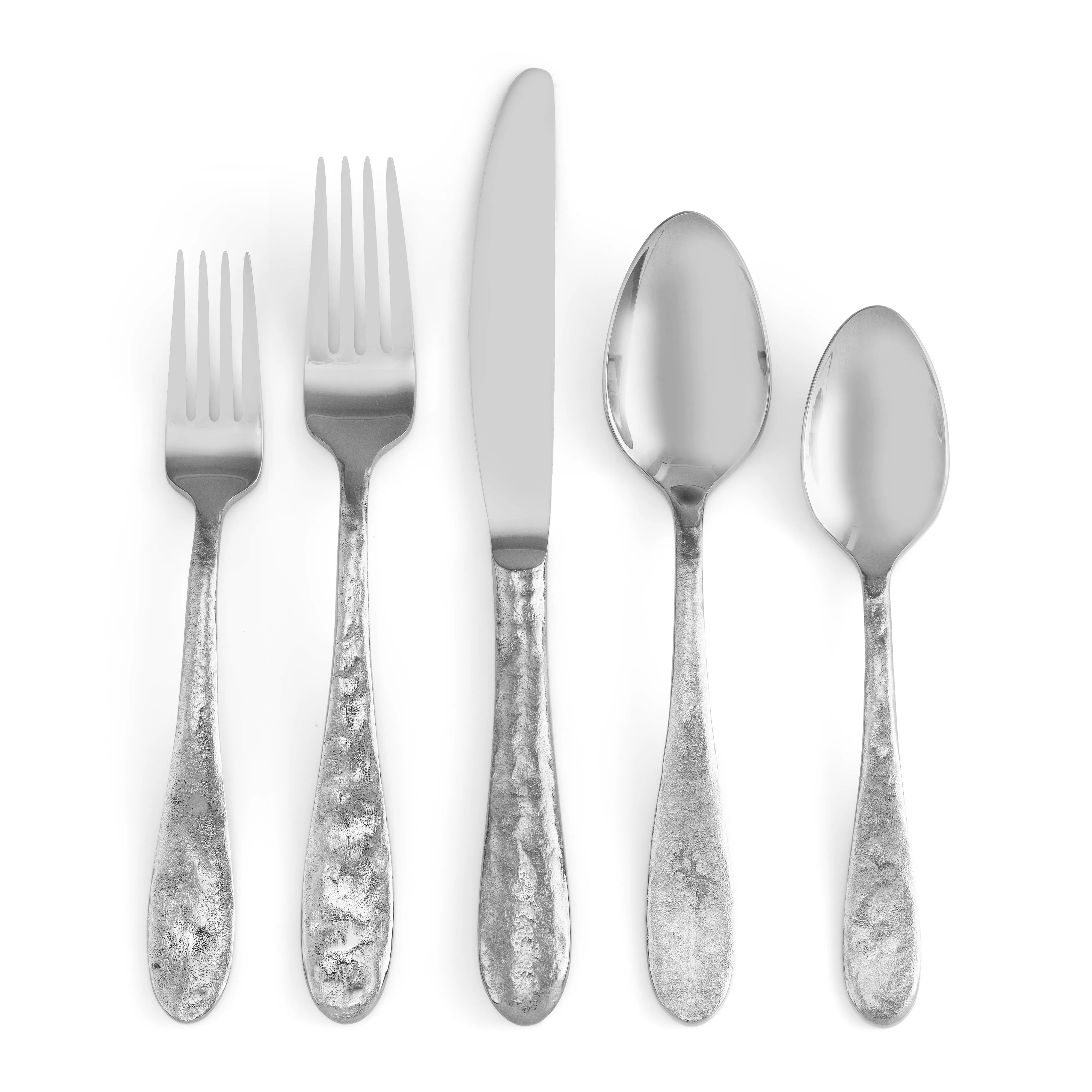 Cast Iron 5-Piece Flatware Set