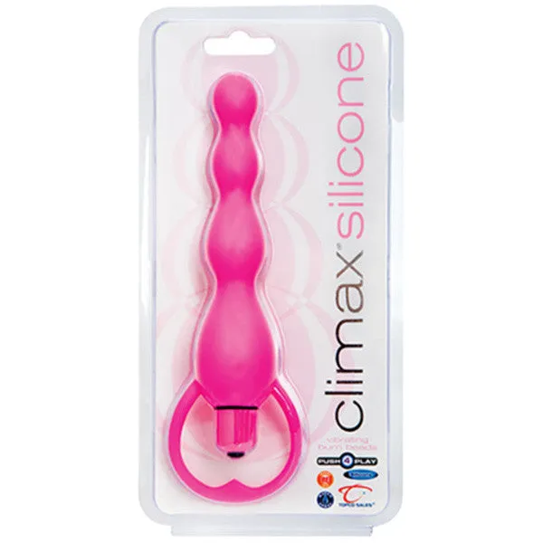 CLIMAX SILICONE VIBRATING BUM BEADS