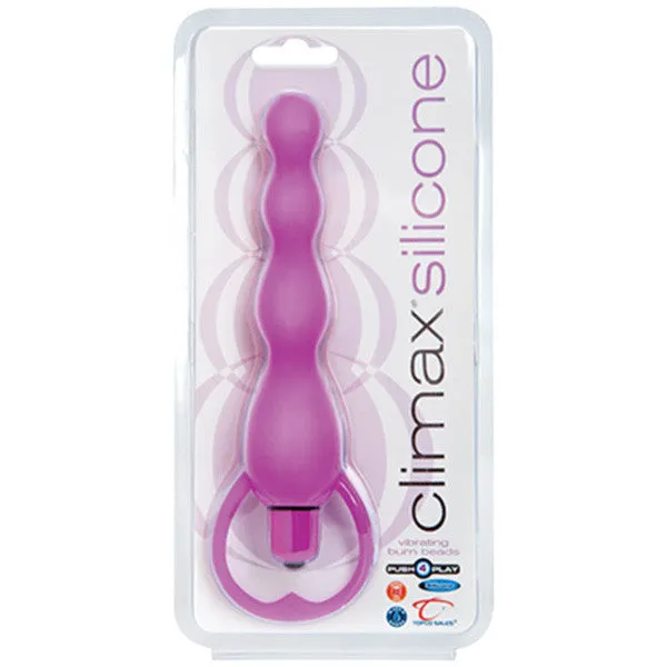 CLIMAX SILICONE VIBRATING BUM BEADS