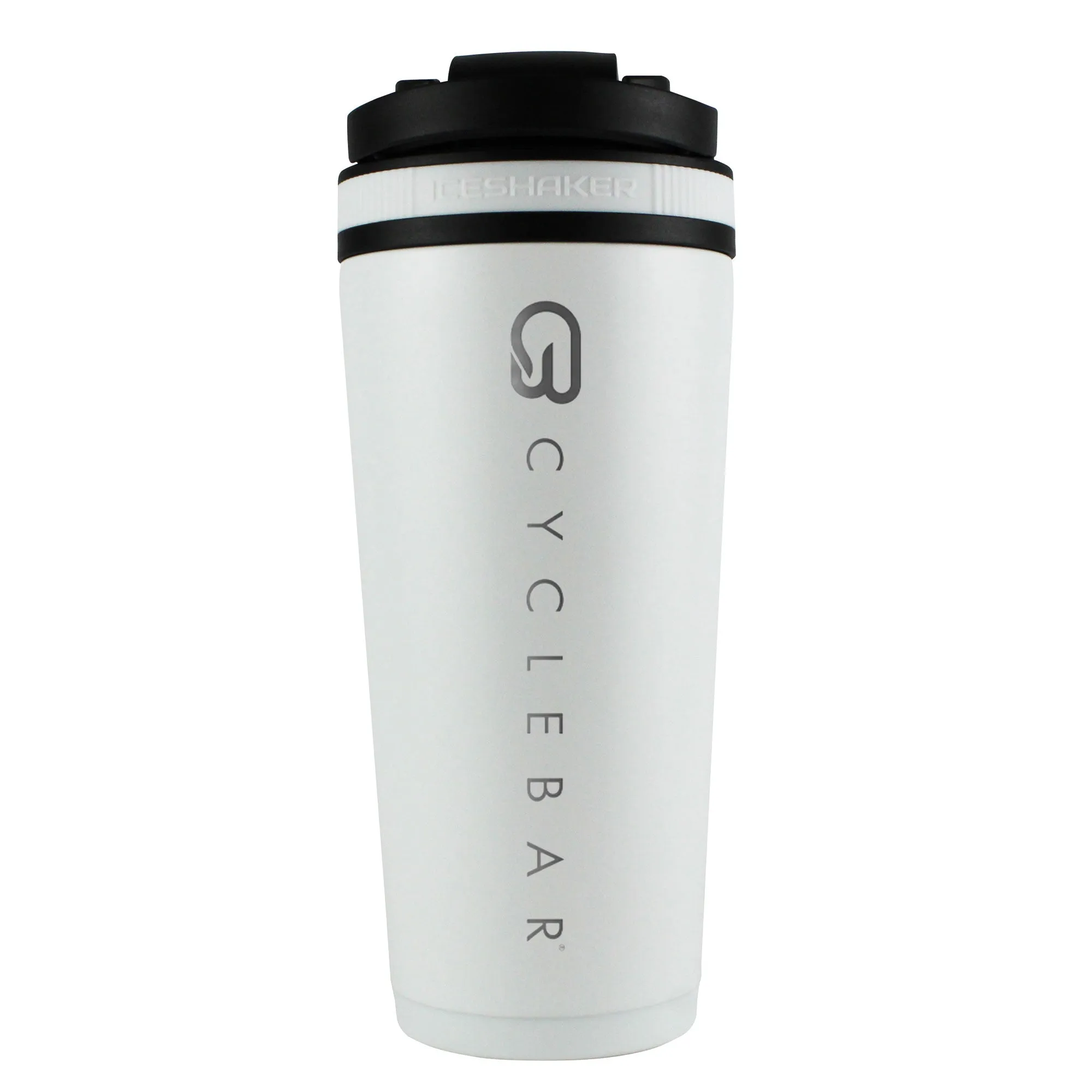 CycleBar 26oz Ice Shaker - White