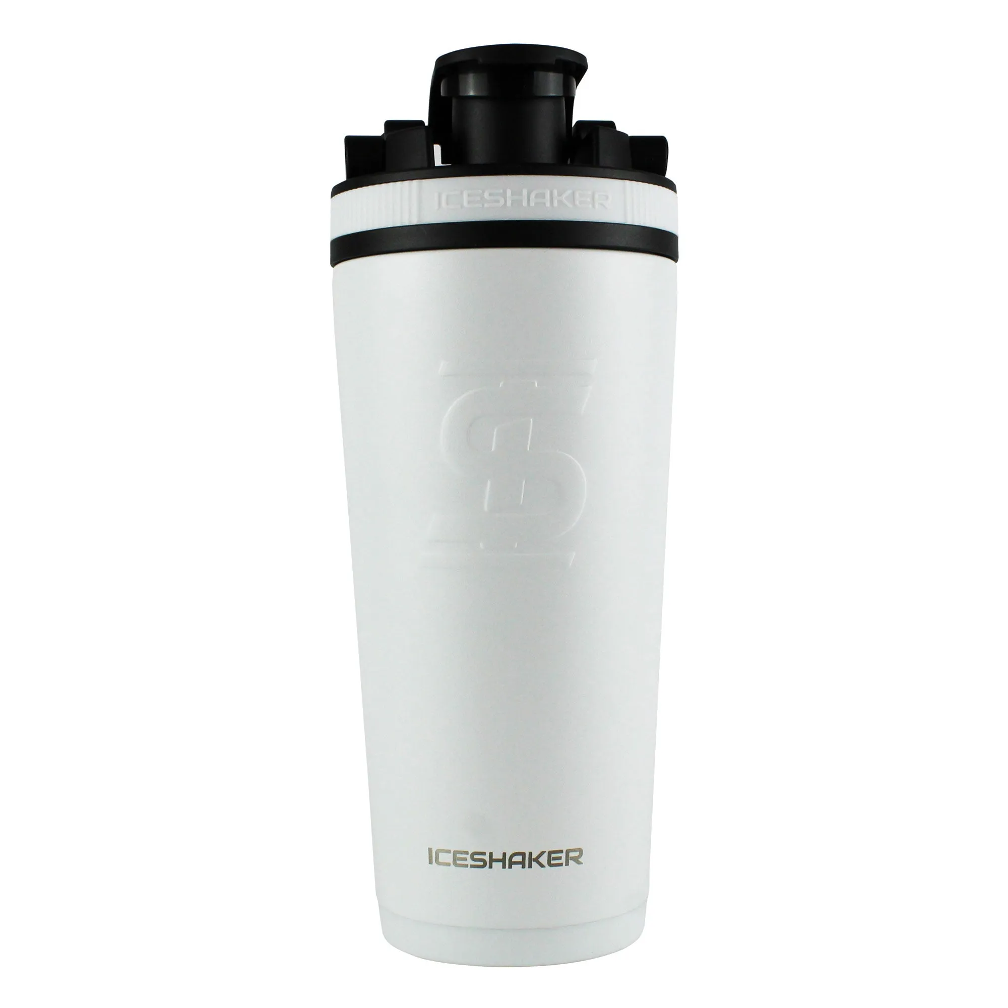 CycleBar 26oz Ice Shaker - White