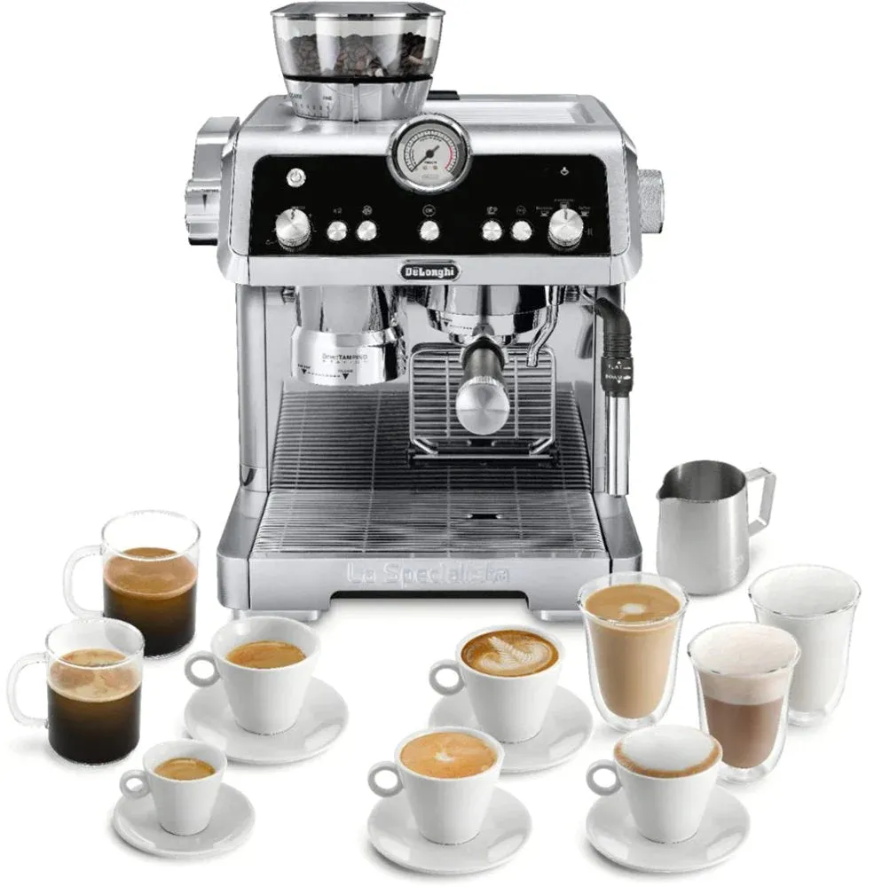 De'Longhi - La Specialista Espresso Machine with 19 bars of pressure and Milk Frother - Stainless Steel