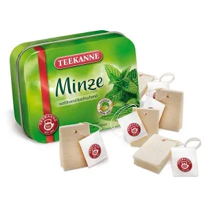 Erzi Mint Tea in a Tin - 5 Wooden Teabags