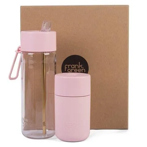 Frank Green Gift Set 12oz Cup   25oz Bottle - Blushed