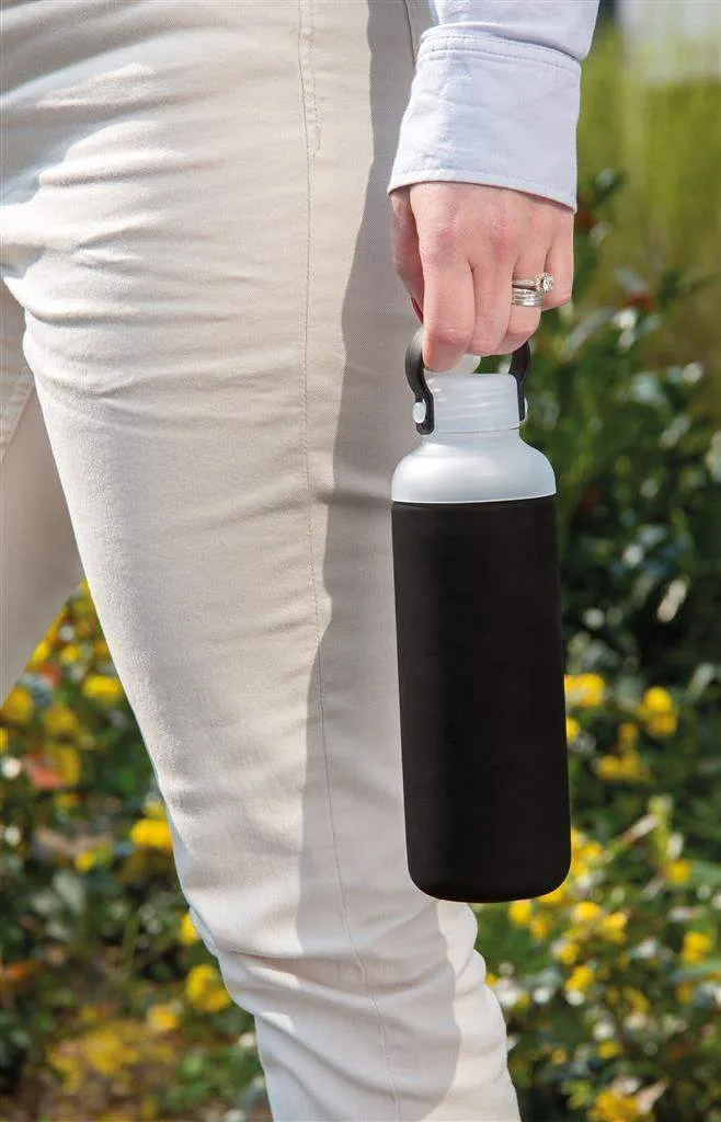 Glass Water Bottle with Silicon Sleeve