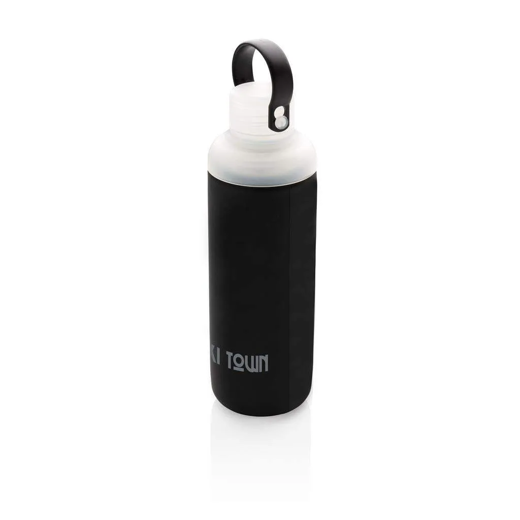 Glass Water Bottle with Silicon Sleeve