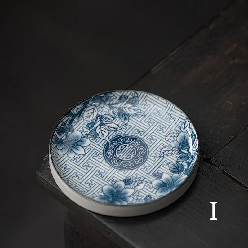 Gohobi Blue and White Ceramic Coaster