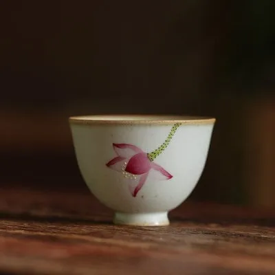 Gohobi Hand-painted Classic Floral Tea Cup