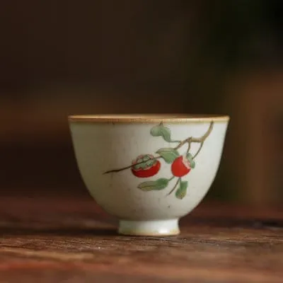 Gohobi Hand-painted Classic Floral Tea Cup