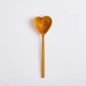 Hand-Carved Heart Tea Spoon