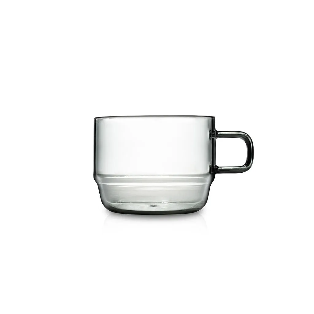 Hario Stackable Glass Mug - Gray (10oz/300ml)