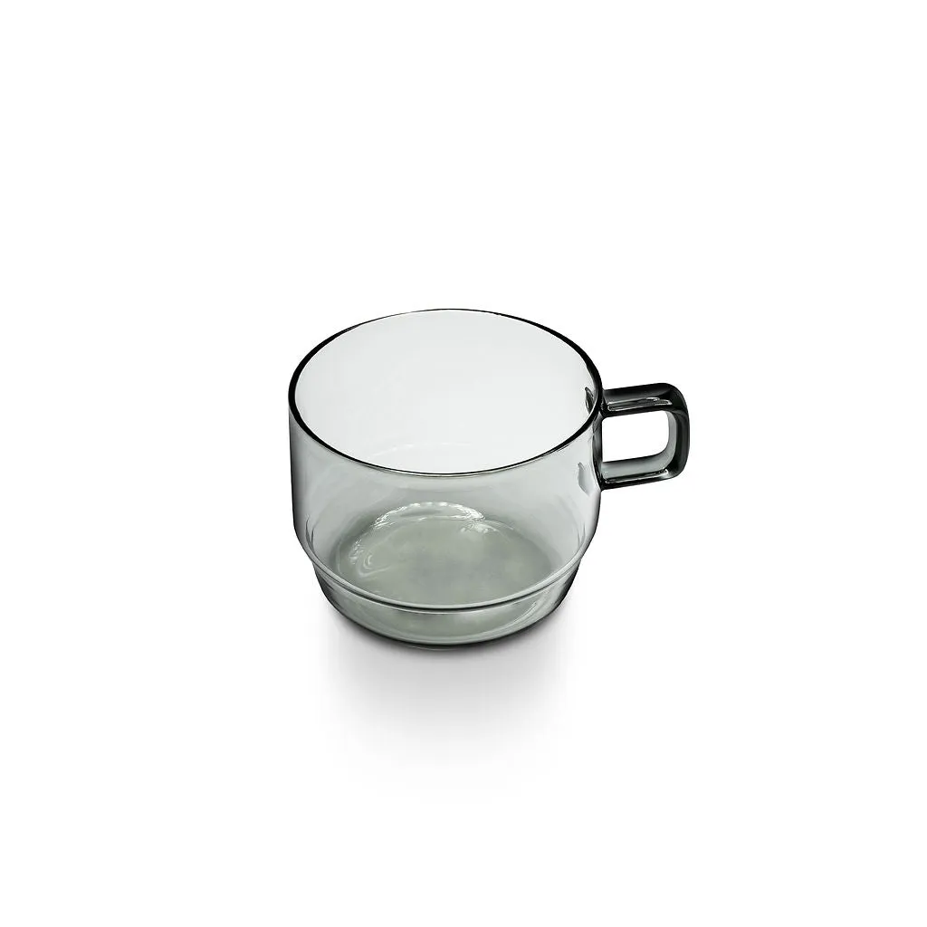 Hario Stackable Glass Mug - Gray (10oz/300ml)