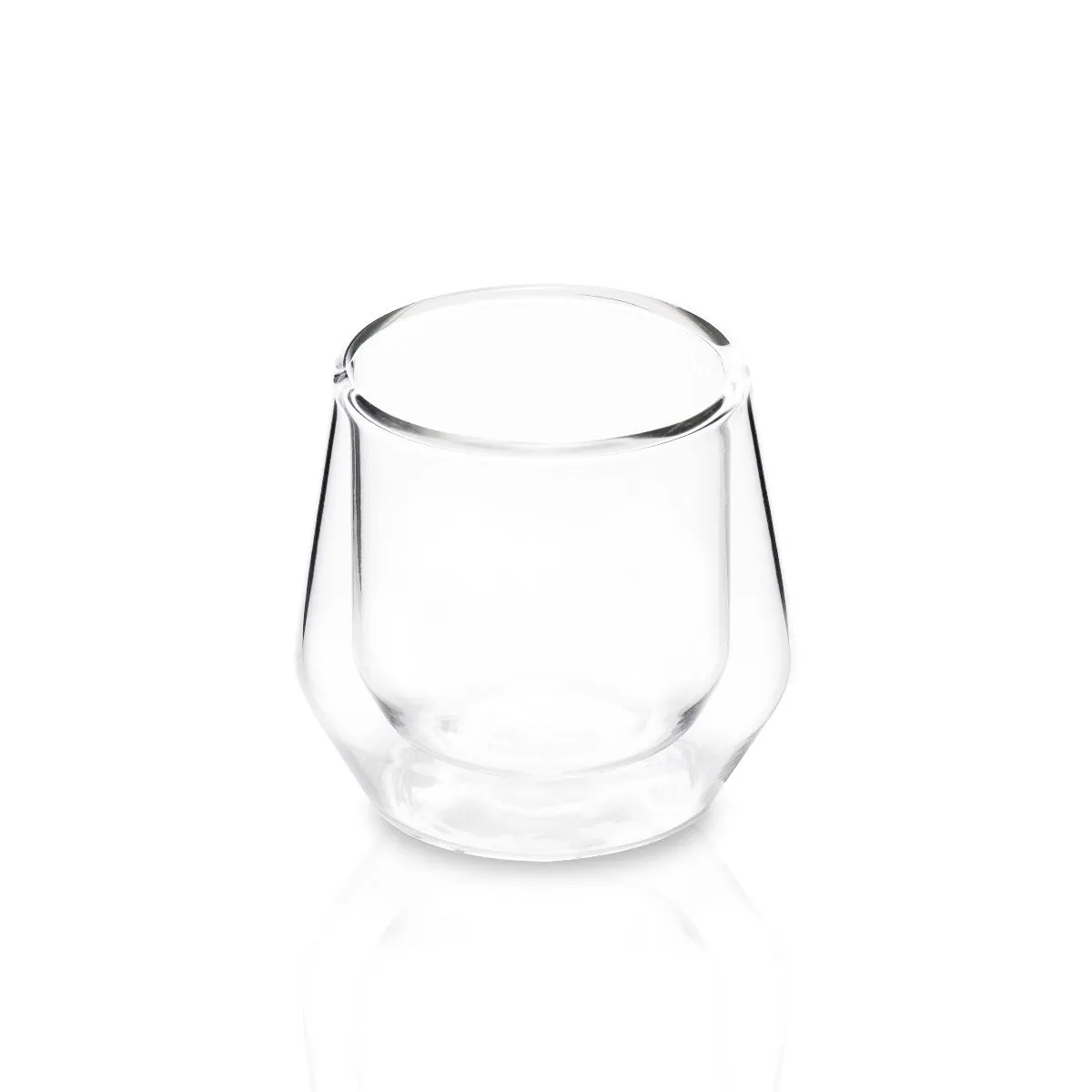 Hearth Double Wall Glass Espresso Cup (2.5oz/75ml) - Set of 2