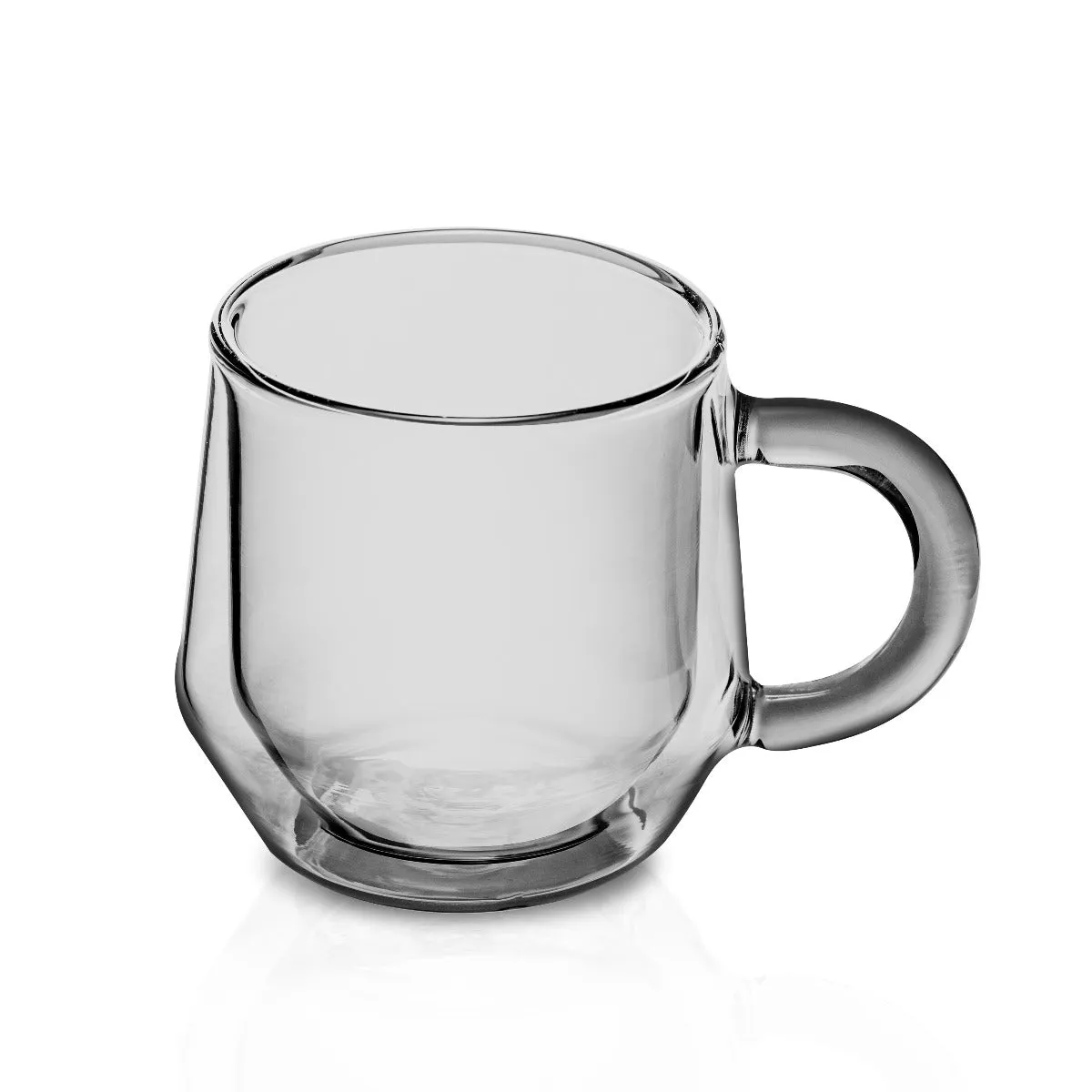 Hearth Double Wall Glass Mug (6oz/175ml) - Set of 2