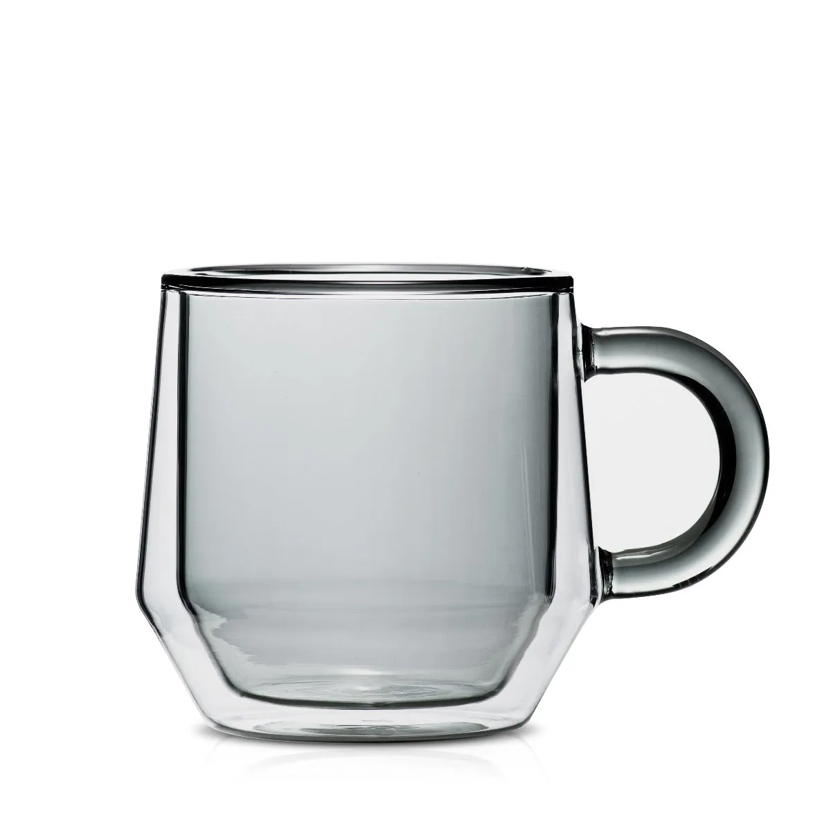 Hearth Double Wall Glass Mug (6oz/175ml) - Set of 2