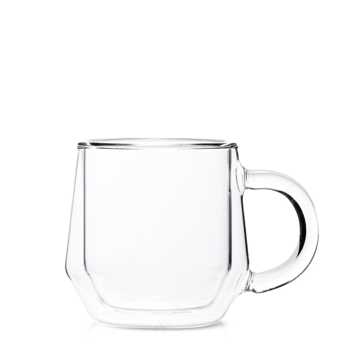 Hearth Double Wall Glass Mug (6oz/175ml) - Set of 2