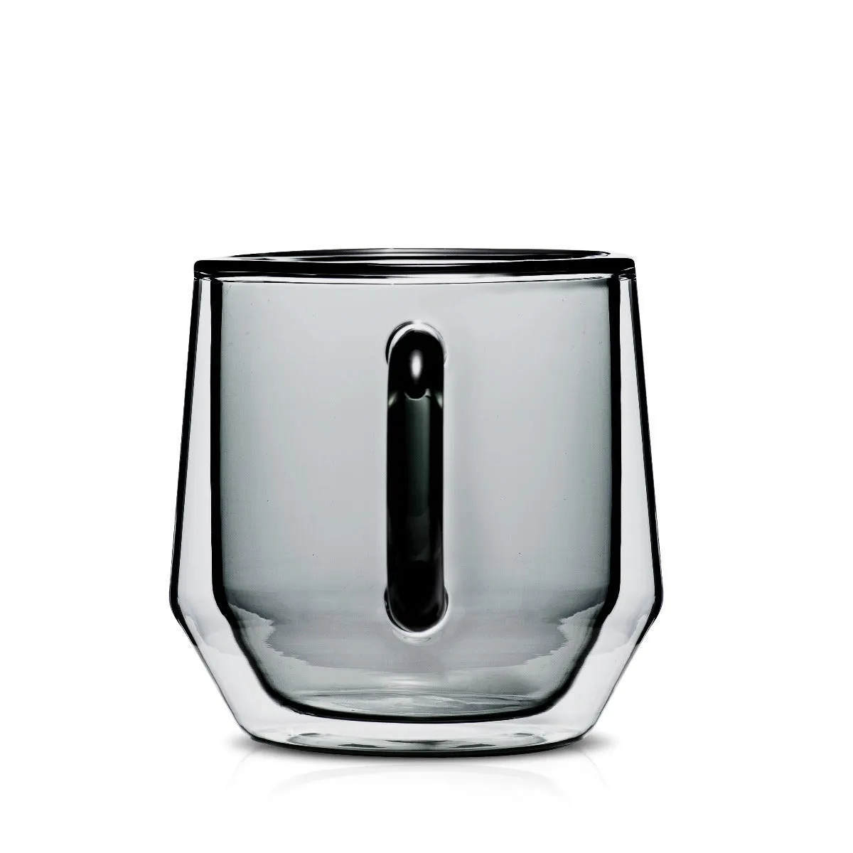 Hearth Double Wall Glass Mug (8oz/240ml) - Set of 2