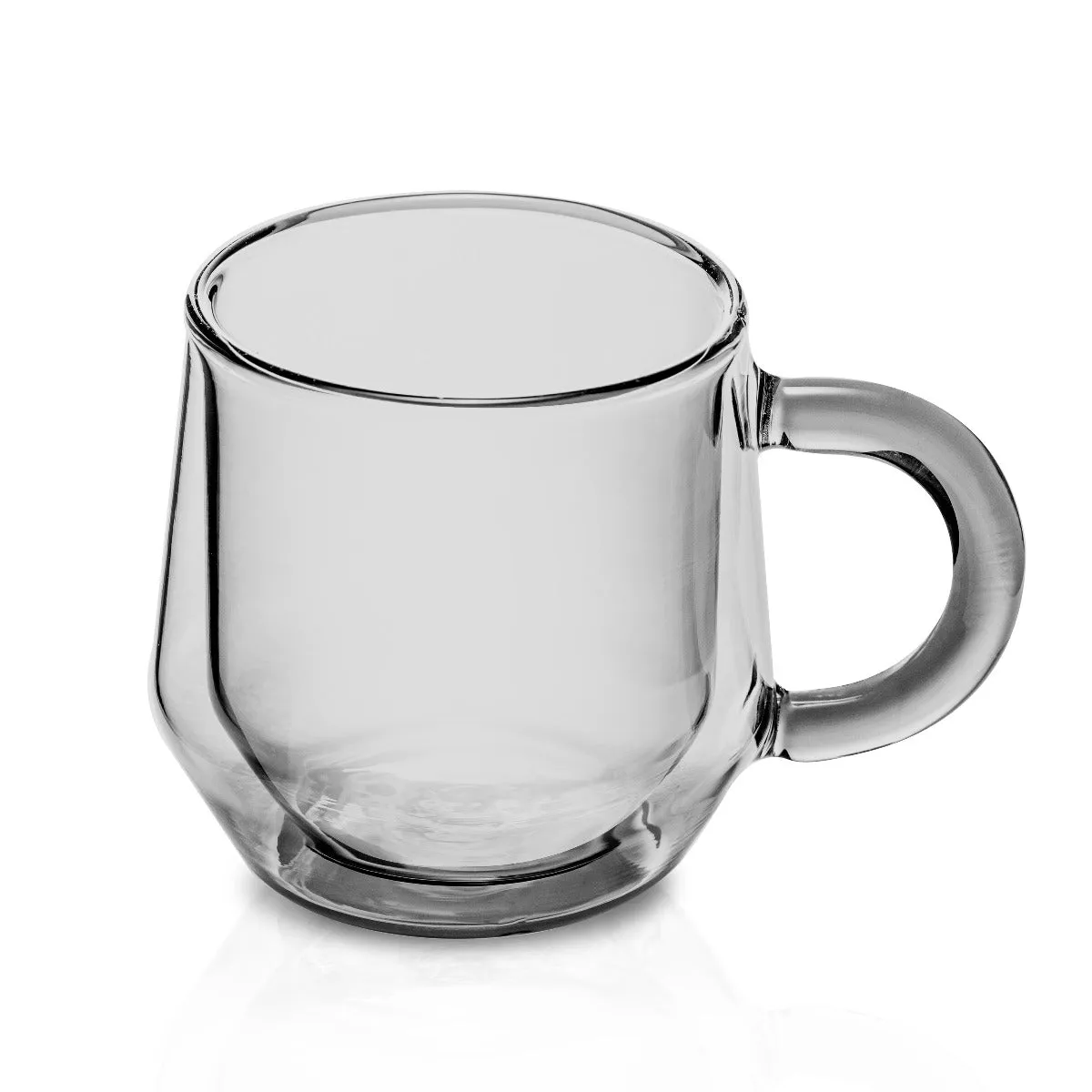 Hearth Double Wall Glass Mug (8oz/240ml) - Set of 2