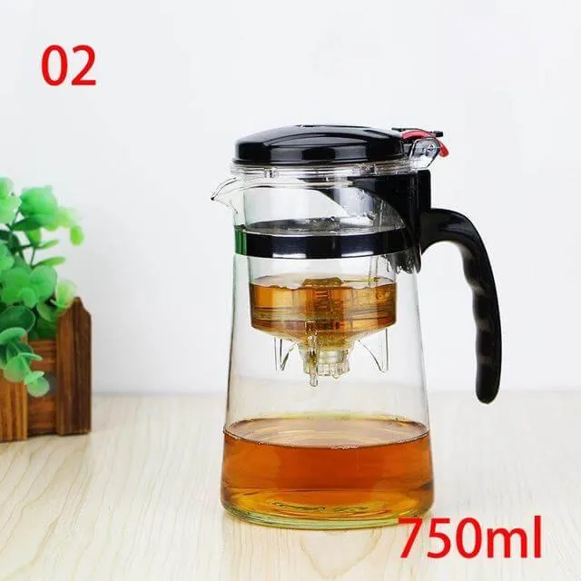 High Quality Heat Resistant Glass Teapot