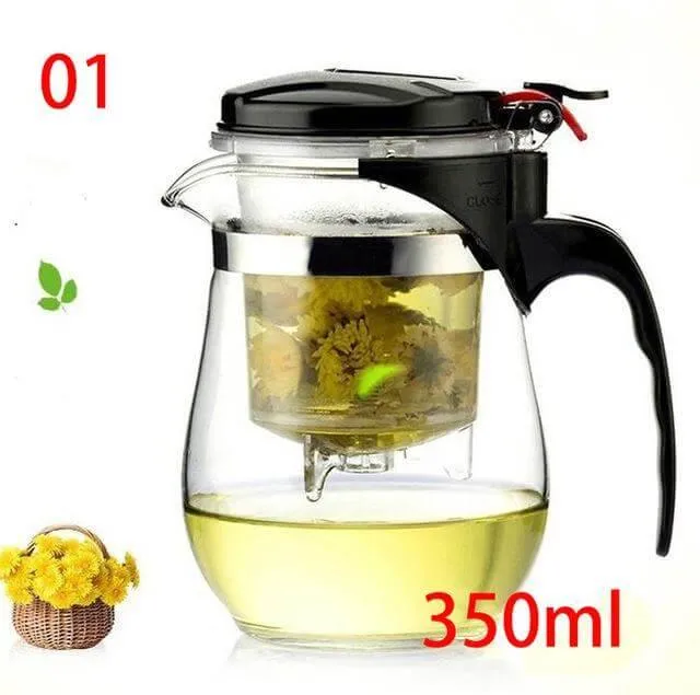 High Quality Heat Resistant Glass Teapot