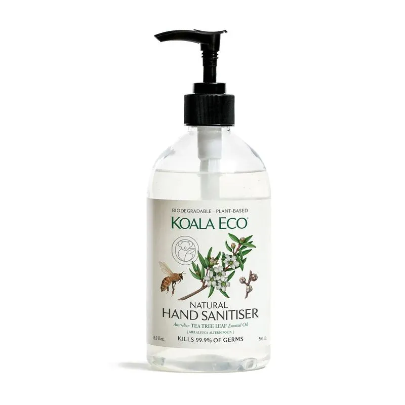 Koala Eco Natural Hand Sanitiser - Tea Tree and Lemon Scented Tea Tree