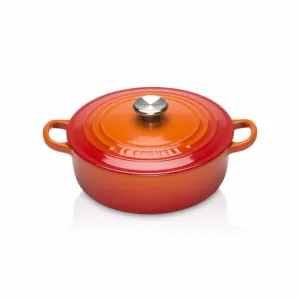 Le Creuset Signature Cast Iron Risotto Pan Volcanic 24cm