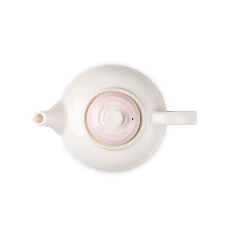 Le Creuset Stoneware Classic Teapot 1.3L Shell Pink