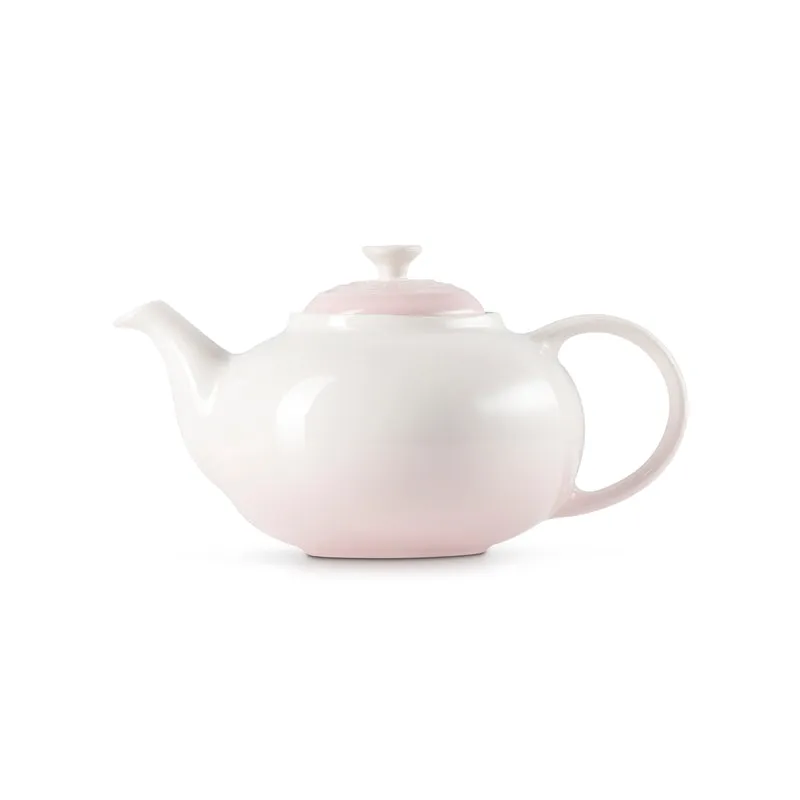 Le Creuset Stoneware Classic Teapot 1.3L Shell Pink