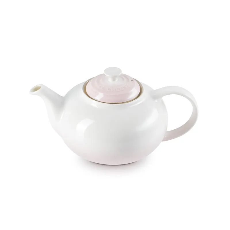 Le Creuset Stoneware Classic Teapot 1.3L Shell Pink