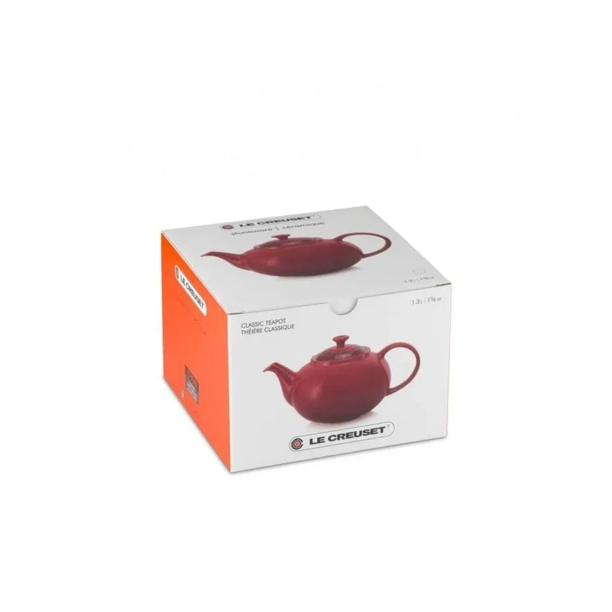 Le Creuset Stoneware Classic Teapot Flint