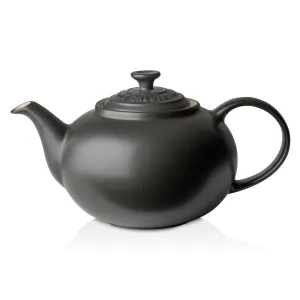 Le Creuset Stoneware Classic Teapot Satin Black