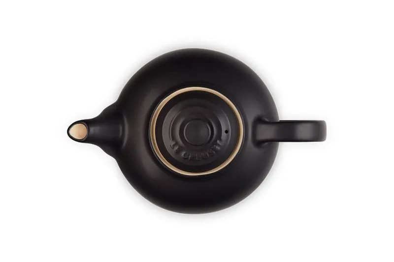 Le Creuset Stoneware Classic Teapot Satin Black